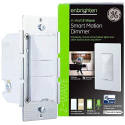 GE 26933 Z-Wave Plus 500 Series Motion-Sensing in-Wall Dimmer