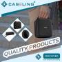 Caseling Hard Case fits Walkers Game Ear Razor Slim or Howard Leight Impact Sport ﻿and Genesis Sharp-Shooter Safety Eyewear Glasses (Fits Earmuff & Glass) Case only.