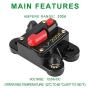 200 Amp Circuit Breaker - JOYHO 12-24V DC Circuit Breaker with Manual Reset Waterproof Fuse Holder for Marine RV Car Audio and Home Solar System Amps Protection