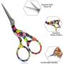BIHRTC Pack of 2 Small Embroidery Scissors 4.5 Inch Bird Scissors Scissors Sewing Scissors Stainless Steel Sharp Scissors Shears for Cross Stitching Sewing Needlework Craft Office Needpoint