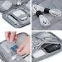 BAGSMART Cable Electronic Organizer Travel Packing Gadgets Bag Pouch for 7.9 inch ipad, Cables, Mouse, Phone, USB, SD Card, 2Pcs(Grey) BAGSMART Cable Electronic Organizer Travel Packing Gadgets Bag Pouch for 7.9 inch ipad, Cables, Mouse, Phone, USB, SD Card, 2Pcs(Grey)