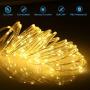 B-right Led Rope Light Outdoor, 72ft 200 Led Dimmable String Light Rope Plug with Remote, 8 Modes Extendable Waterproof Rope String Light for Bedroom Party Christmas Indoor Outdoor Decor, Warm White
