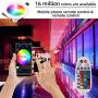 Smart LED Recessed Lighting, YISUN 9W Ceiling Lights Dimmable (RGB + Warm White + Cool White) APP & Remote Control, Wireless Recessed Spotlights 2700K-6500K for Room, Kitchen, KTV, Bars (1 Pack)