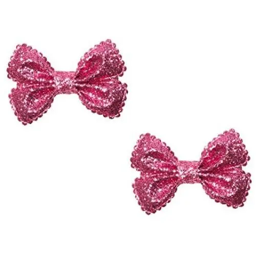 Anna Belen''Ariana'' Glitter Bow Hair Clip (2 Pieces)