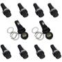 10Pcs/lot Panel Mount Screw Cap 6X30mm Fuse Holder Case Glass Tube Fuse For Radio Auto Stereo