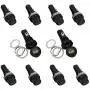 10Pcs/lot Panel Mount Screw Cap 6X30mm Fuse Holder Case Glass Tube Fuse For Radio Auto Stereo