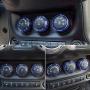 Danti 3pcs Audio Air Conditioning Button Cover Decoration Twist Switch Ring Trim for Jeep Wrangler JK JKU Patriot Liberty 2011-2018 Dodge Challenger 2008-2014 (Blue)
