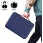 Ferkurn 11 11.6 12 Inch Chromebook Case Laptop Sleeve Water Repellent Bag with Handle Compatible with Surface, Notebook,XPS, Acer, 13 inch MacBook pro, Protective Carrying Computer Bag for Women,Blue