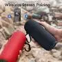 SANAG Portable Bluetooth Speaker, 360 HD Surround Loud Sound and Deep Bass, 25W Wireless Stereo Dual Pairing, IPX7 Waterproof, Bluetooth 5.0, Outdoor, Camping, 24-Hour Playtime Speaker（Black）