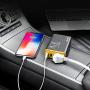 BESTEK 150W Power Inverter DC 12V to 110V AC Converter 4.2A Dual USB Car Adapter (Yellow)