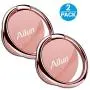 Ailun Phone Ring Stand Holder 2Pack Compatible with iPhone 12 Pro Mini Pro Max X 8 7 6 6s Plus Galaxy S9 S8 Plus and More Universal 360°Rotation Cellphone Finger Ring Kickstand Grip Rosegold
