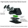 Cambridge Soundworks OontZ Angle 3 (3rd Gen) - Bluetooth Portable Speaker, Louder Volume, Crystal Clear Stereo Sound, Rich Bass, 100 Foot Wireless Range, Microphone, IPX5, Bluetooth Speakers (Black)