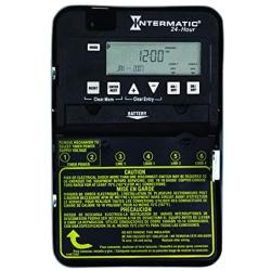 Intermatic ET1125C 24-Hour 30-Amp Electronic Time Switch, 120-277 VAC, NEMA 1, 2-Circuit/30-Amp Rating