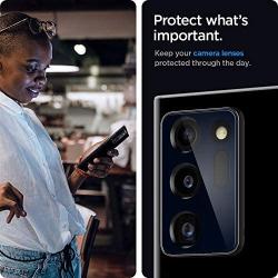 Spigen Camera Lens Screen Protector [Glas.tR Optik] Tempered Glass Designed for Galaxy Note 20 Ultra [Black] - Case Friendly / 2 Pack