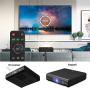 Mini Projector Portable 3D DLP-Link Smart Video for iOS/Android Phone Wireless Screen Sharing Support 4K 400 Ansi Lumens Android OS Powerful Speakers Dual WiFi Bluetooth HDMI Keystone Correction