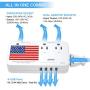 DOACE X11 2200W Travel Voltage Converter for Hair Dryer Straightener Curling Iron, 10A Travel Power Adapter with 6A 4-Port USB and UK/AU/EU/US Plug Wall Chargers for Cell Phone Camera Tablet Laptop