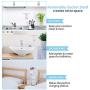 Outlet Extender Surge Protector with USB Ports, Electric Multi Plug Wall Outlet Expander 15 amp, Removable Outlet Shelf, Outlet Multiplier Splitter Adapter Indoor, Alexa Stand, Fast Charge, White