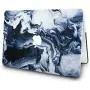 KECC Laptop Case Compatible with MacBook Pro 13'' (2021/2020/2019/2018/2017/2016) Plastic Hard Shell Cover A2338 M1 A2289 A2251 A2159 A1989 A1706 A1708 Touch Bar (Black Grey Marble)
