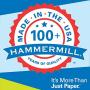 Hammermill Colored Paper, 20 lb Blue Printer Paper, 8.5 x 11-1 Ream (500 Sheets) - Made in the USA, Pastel Paper, 103309R