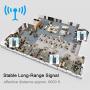 Chunhee Wireless Intercom System for Elderly/Kids, Home Intercom System Room to Room Communication, 1.5 Miles Long Range 16 Channel Intercom System for Home/Office/Camping/Hiking/Vacation(4 Pack)