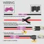 LEADTOPS 18AWG 100ft Extension 2pin Wire 2 Colors Red/Black Cable Tinned Copper, 12/24V DC 18 Gauge Flexible 2 Conductor Hookup Wire Cable for LED Ribbon Lamp Tape Strip Lighting
