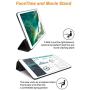 DTTO Mini Case for iPad Mini 3/2/1, (Not Compatible with Mini 5th Generation 2019) Ultra Slim Lightweight Smart Case Trifold Cover Stand with Flexible Soft TPU Back Cover [Auto Sleep/Wake],Black