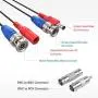 ANNKE 4 Pack 30M/100ft All-in-One Video Power Cables, BNC Extension Surveillance Camera Cables for CCTV Security DVR System Installation, Free BNC RCA Connector and 100pcs Cable Clips Included (Black)