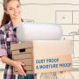Metronic Bubble Cushioning Wrap Roll 12x72 FT Bubble Roll- Perforated 12×12'', 2 Rolls Air Bubble Cushioning Roll, 20 Fragile Sticker Labels,Moving Supplies Cushioning Wrap for Packing Shipping Boxes