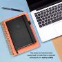 Clever Fox Password Book with tabs. Internet Address and Password Organizer Logbook with Alphabetical tabs. Medium Size Password Keeper Journal Notebook for Computer & Website Logins (Black)