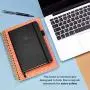Clever Fox Password Book with tabs. Internet Address and Password Organizer Logbook with Alphabetical tabs. Medium Size Password Keeper Journal Notebook for Computer & Website Logins (Black)