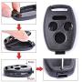 The Best Replacement for New 4 Buttons Keyless Entry Remote Honda Key Fob Shell Case Fit for 2008-2012 Honda Accord 2006-2013 Honda Civic EX 2009-2015 Honda Pilot The Best Replacement for New 4 Buttons Keyless Entry Remote Honda Key Fob Shell Case Fit for 2008-2012 Honda Accord 2006-2013 Honda Civic EX 2009-2015 Honda Pilot