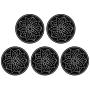 Mount Metal Plate 5 Pack, Universal Metal Disc Replacement with Strong Adhesive for Magnetic Cell Phone Car Mount GPS Holder 5 Round