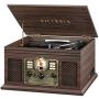 Victrola Nostalgic 6-in-1 Bluetooth Record Player & Multimedia Center with Built-in Speakers - 3-Speed Turntable, CD & Cassette Player, AM/FM Radio | Wireless Music Streaming | Espresso Victrola Nostalgic 6-in-1 Bluetooth Record Player & Multimedia Center with Built-in Speakers - 3-Speed Turntable, CD & Cassette Player, AM/FM Radio | Wireless Music Streaming | Espresso
