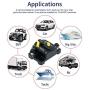 Circuit Breaker 30 Amp, Car Automotive Marine Boat Audio Circuit Breaker with Manual Reset, 12V-42VDC, Waterproof (30A)