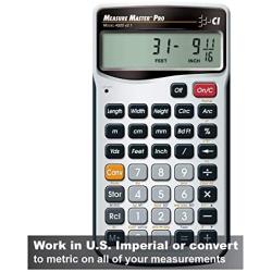 Calculated Industries 4020 Measure Master Pro Feet-Inch-Fraction and Metric Construction Math Calculator