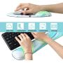 Anyshock Keyboard Wrist Rest Set and Ergonomic Mouse Pad with Wrist Support Memory Foam Filled Non Slip Durable Comfortable Lightweight Wrist Pad for Easy Typing & Pain Relief (Wave Marble) Anyshock Keyboard Wrist Rest Set and Ergonomic Mouse Pad with Wrist Support Memory Foam Filled Non Slip Durable Comfortable Lightweight Wrist Pad for Easy Typing & Pain Relief (Wave Marble)