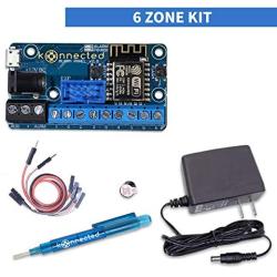 Konnected Alarm Panel Wired Alarm System Retrofit Kit - Make Any Wired Alarm System Smart - No Monthly Fees - Works with SmartThings, Home Assistant, Hubitat (6 Zone Conversion Kit)