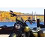 Kuryakyn 2720 MTX Road Thunder Weather Resistant Motorcycle Sound Bar Plus: 300 Watt Handlebar Mounted Audio Speakers with Bluetooth, USB Power Charger, Satin Black