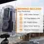 Brinno BCC200 Construction & Outdoor Security Time Lapse Camera Trio Includes: TLC200 Pro Camera, Clamp, & Water-Resistant Case, 42-Day Battery Life, 720P (2-Pack)