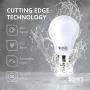 Sunco Lighting 10 Pack A15 LED Candelabra Bulb, 5W=40W, 2700K Soft White, Dimmable, Waterproof, 450 LM, E12 Base, Indoor/Outdoor Light - UL