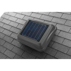 Broan-NuTone 345SOWW Surface Mount Solar-Powered Attic, Energy-Saving Ventilator, Weathered Wood, 28-Watts, 537 CFM, 3200
