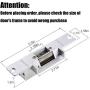 UHPPOTE Electric Strike Door Lock Fail-Secure for Access Control System Deadlatches or Cylindrical Locksets