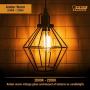 Feit Electric “Original” Vintage Exposed Filament Amber Glass Soft White (2100K) Dimmable ST19 LED Light Bulb (ST19/VG/LED)