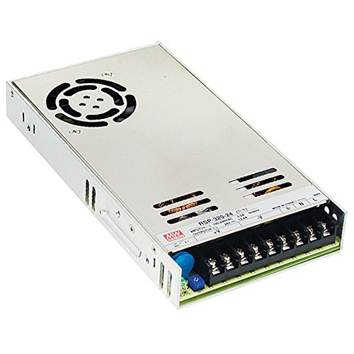 Mean Well RSP-320-5 300W 5 Volt Power Supply with PFC for LED Signs