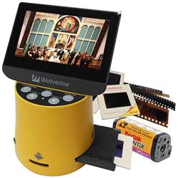 Wolverine Titan 8-in-1 High Resolution Film to Digital Converter with 4.3'' Screen and HDMI Output (Yellow)