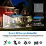 【Floodlight & Siren Alarm】Wireless Security Camera System, Billtree 3MP Ultra-HD 8CH NVR with 2TB Hard Drive, 4Pcs 3MP WiFi Surveillance Cameras with AI Human Detection,2 Way Audio, Color Night Vision
