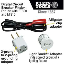 Circuit Breaker Finder Accessory Kit, Circuit Breaker Leads, Circuit Breaker Adapters Klein Tools 69411