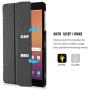 ProCase Galaxy Tab A 8.0 2017 T380 T385 Case (Old Model), Slim Light Smart Cover Stand Hard Shell Case for 8.0 inch Galaxy Tab A Tablet 2017 T380 T385 -Lightgrey