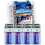 ACDelco 12-Count 9 Volt Batteries, Maximum Power Super Alkaline Battery, 7-Year Shelf Life, Recloseable Packaging