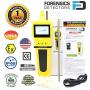 Basic MULTIGAS + Pump Analyzer, Detector, Meter by Forensics | O2, CO, H2S, LEL | USB Recharge | Sound, Light & Vibration Alarms | USA NIST Calibration |